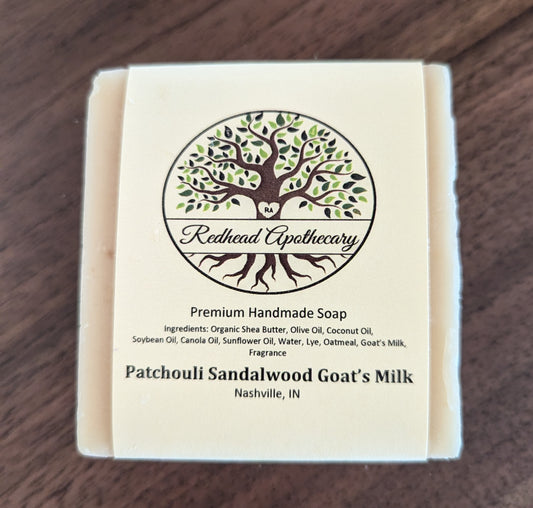 Sandalwood Patchouli Goat's Milk Soap