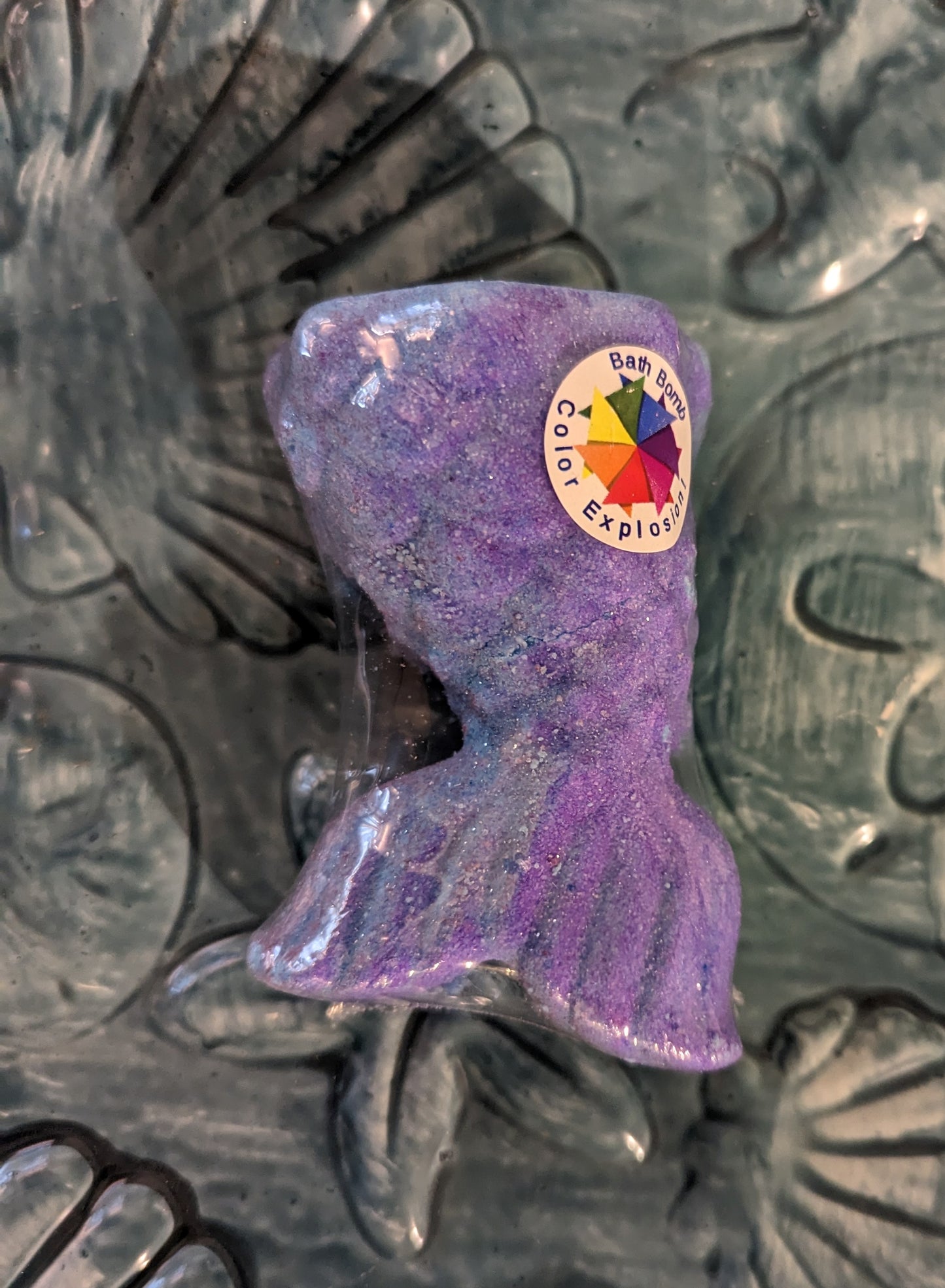 Mermaid Purple Color Explosion Bath Bomb